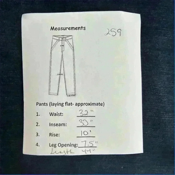 Peace of Cloth Women's Straight Jeans Size 6 Dark Blue Mid Rise - Picture 15 of 15